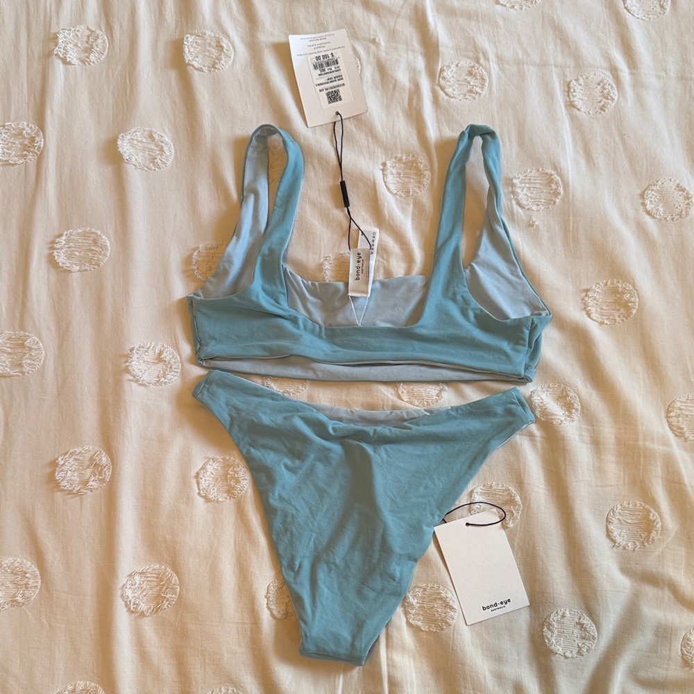 Bond-eye Sky Blue Reversible Bikini Set - Picture 5 of 7